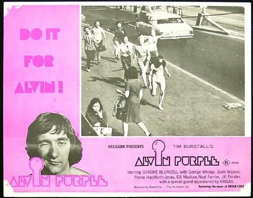 Alvin Purple Tim Burstall Graeme Blundell Lobby Card Moviemem Original Movie Posters