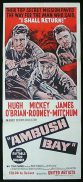 AMBUSH BAY Daybill Movie poster Mickey Rooney Hugh O'Brien