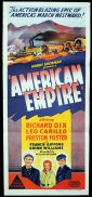 AMERICAN EMPIRE Original Daybill Movie Poster Richard Dix Leo Carrillo Preston Foster