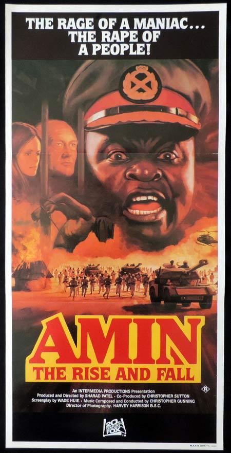 AMIN THE RISE AND FALL Original Daybill Movie Poster Joseph Olita as Idi Amin Uganda