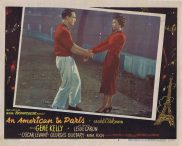 AN AMERICAN IN PARIS Vintage Lobby Card 5 Gene Kelly Leslie Caron Oscar Levant