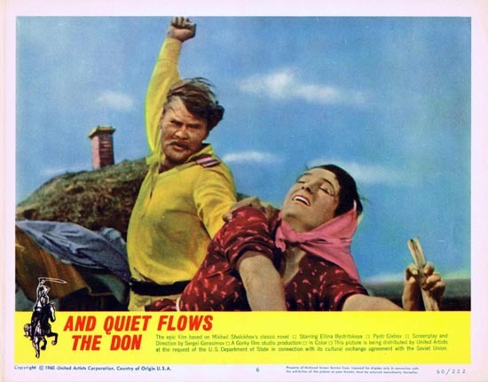 AND QUIET FLOWS THE DON 1960 Russian Cinema Classic US Lobby card 6