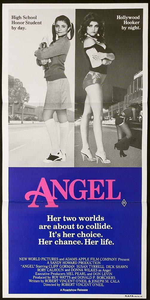 ANGEL Original Daybill Movie Poster Cliff Gorman Susan Tyrrell