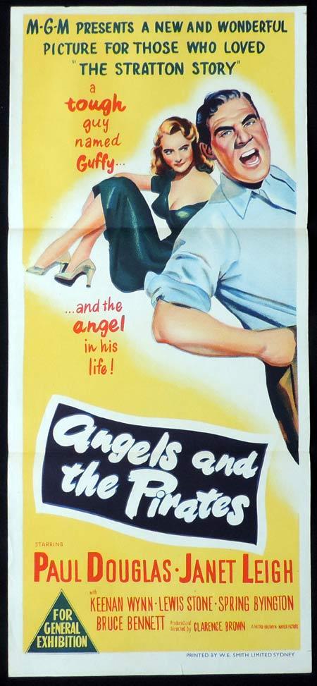 ANGELS AND THE PIRATES aka ANGELS IN THE OUTFIELD Original Daybill Movie Poster