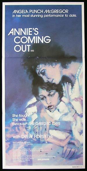ANNIE’S COMING OUT Daybill Movie Poster 1984 Angela Punch McGregor