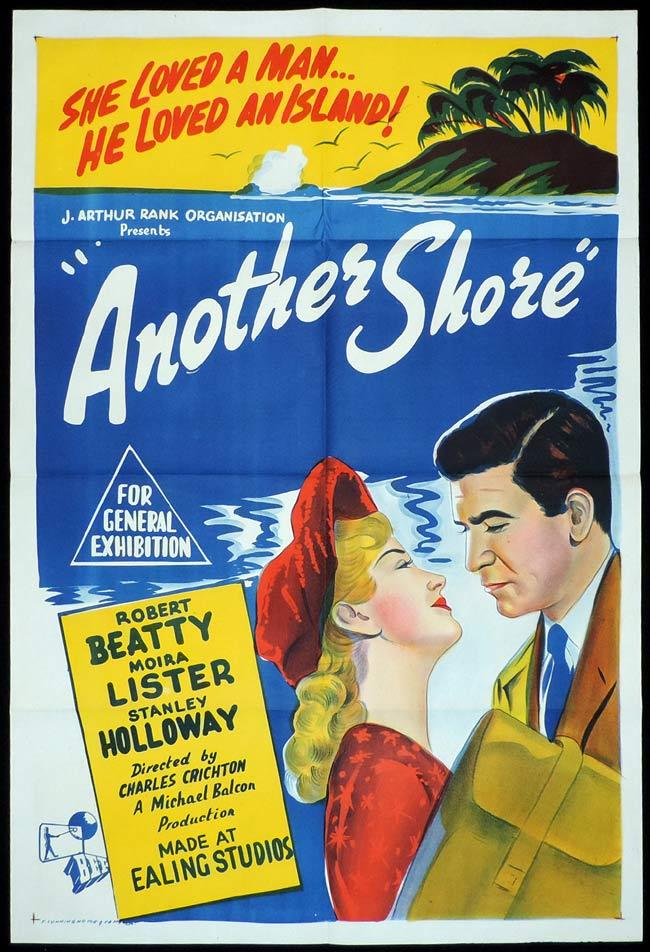 ANOTHER SHORE Original One sheet Movie Poster Robert Beatty Moira Lister EALING Studios
