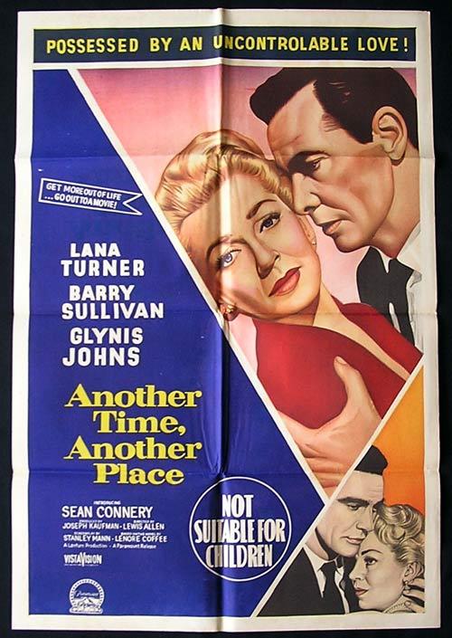 ANOTHER TIME ANOTHER PLACE Movie poster 1958 Lana Turner One sheet