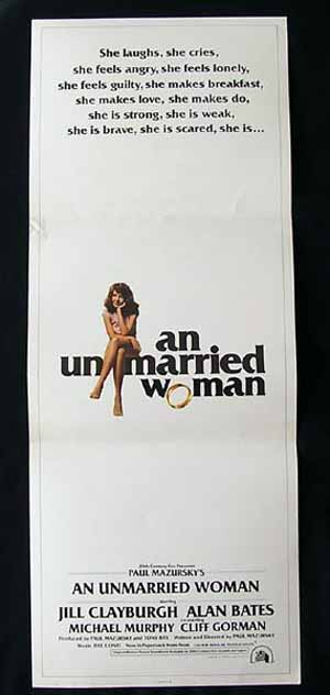 AN UNMARRIED WOMAN-Alan Bates-Clayburgh ’78 Insert