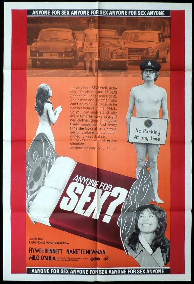 ANYONE FOR SEX aka THE LOVE BARN One Sheet Movie Poster Hywel Bennett