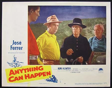 ANYTHING CAN HAPPEN 1952 Jose Ferrer US Lobby card 7