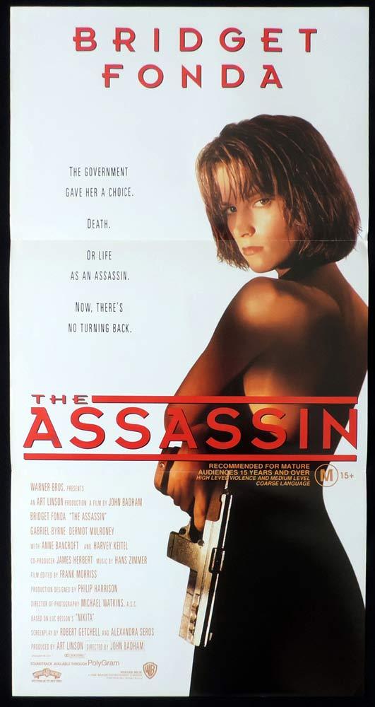 ASSASSIN aka POINT OF NO RETURN Original Daybill Movie Poster Bridget Fonda