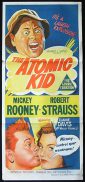 ATOMIC KID Daybill Movie poster 1954 Mickey Rooney