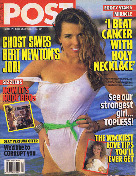 Australasian Post Magazine Apr 22 1989 Ghost saves Bert Newton