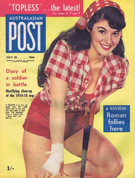 Australasian Post Magazine Jul 30 1964 Topless … The Latest!