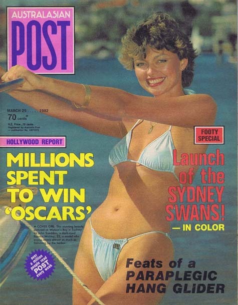 Australasian Post Magazine Mar 25 1982 Sydney Swans launch colour spread
