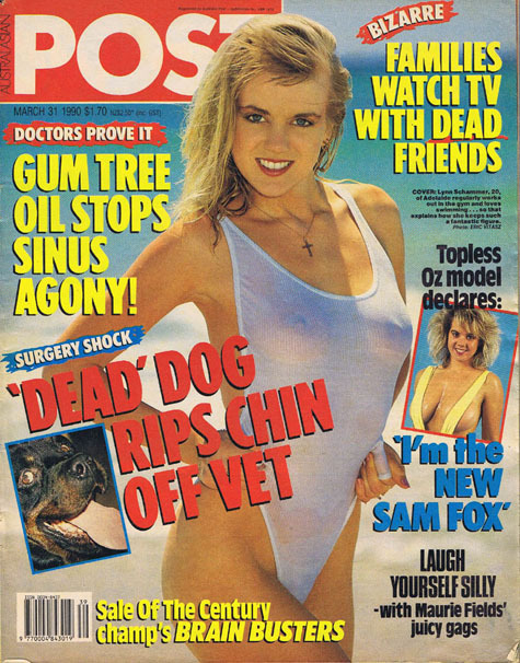 Australasian Post Magazine Mar 31 1990 The new Samantha Fox