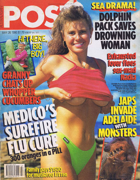 Australasian Post Magazine May 26 1990 Dophin saves drowning man