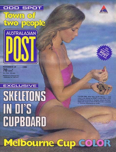 Australasian Post Magazine Nov 18 1982 Miss South Africa Vanessa Wannenburg