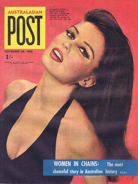 Australasian Post Magazine Nov 26 1964 Pamela Tiffin plus Women in Chains shameful story in Australian History