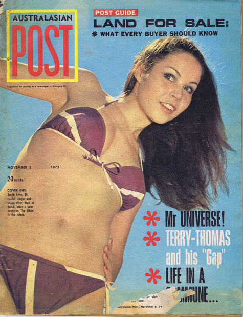Australasian Post Magazine Nov 8 1973 Terry-Thomas and his “Gap”