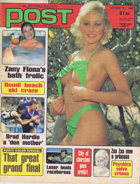 Australasian Post Magazine Oct 16 1986 Zsa Zsa Gabor Princess