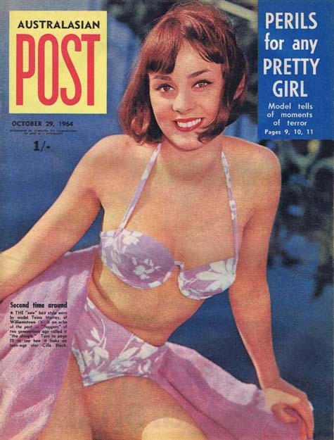 Australasian Post Magazine Oct 29 1964 Perils for any pretty girl