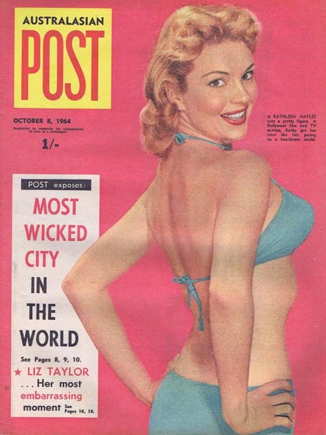 Australasian Post Magazine Oct 8 1964 Elizabeth Taylors most embarrassing moment