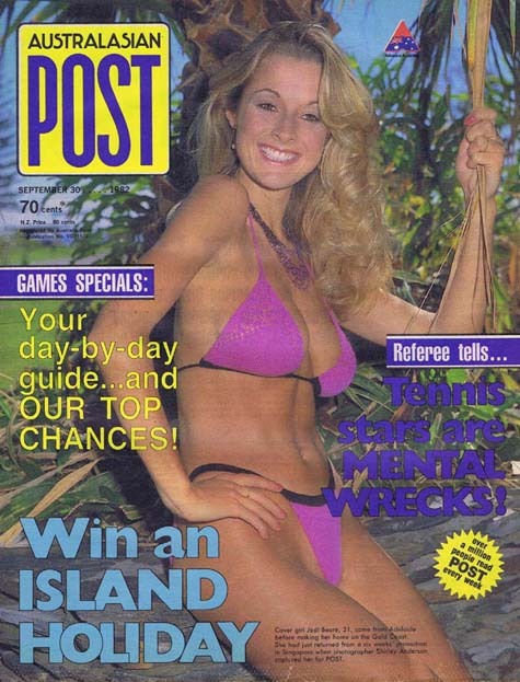 Australasian Post Magazine Sep 30 1982 Jodi Beare Bikini Cover