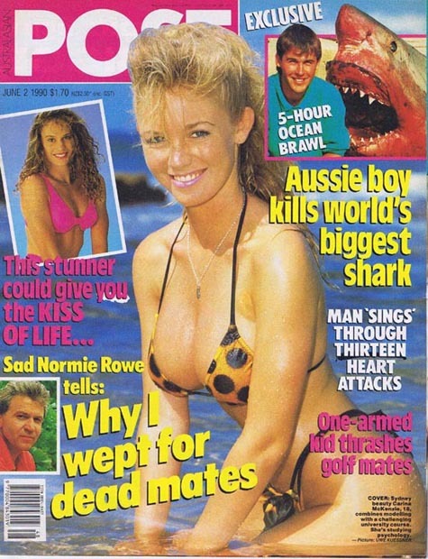 Australasian Post Magazine June 21 1990 Aussie Boy Kills Worlds biggest Shark