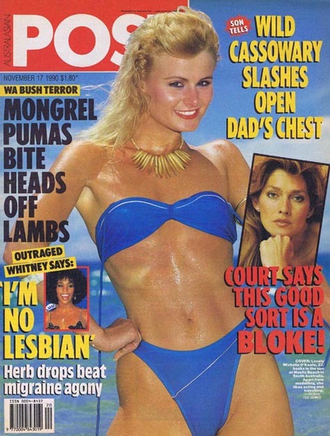Australasian Post Magazine Nov 17 1990 Outraged Whitney – I’m no Lesbian