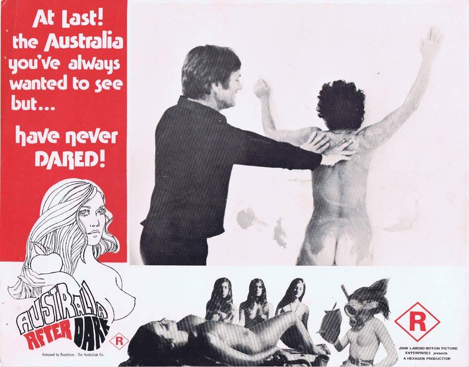 AUSTRALIA AFTER DARK Lobby Card 4 JOHN LAMOND Australian Sexploitation