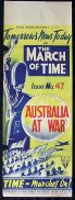 AUSTRALIA AT WAR '39 RKO Newsreel RARE Long Daybill poster
