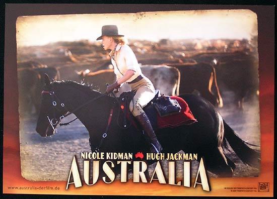 AUSTRALIA German Lobby card 2 2008 Baz Luhrmann Nicole Kidman