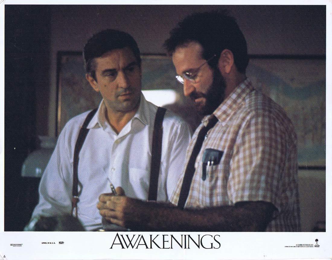 AWAKENINGS Lobby Card 6 Robert De Niro Robin Williams