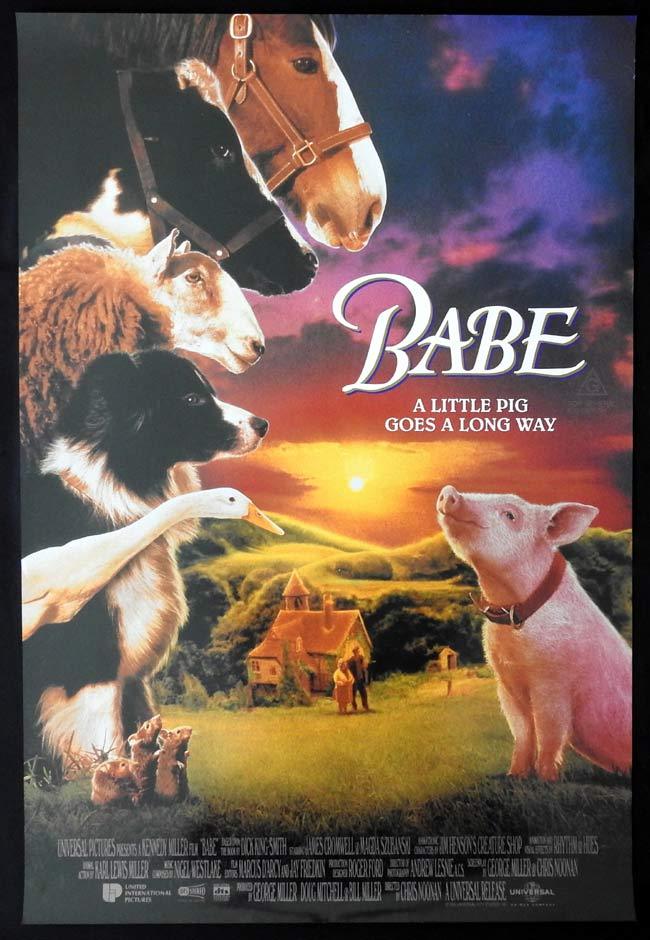 BABE Original One sheet Movie poster Magda Szubanski