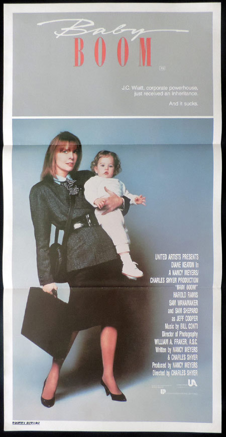 BABY BOOM Original Daybill Movie poster Diane Keaton