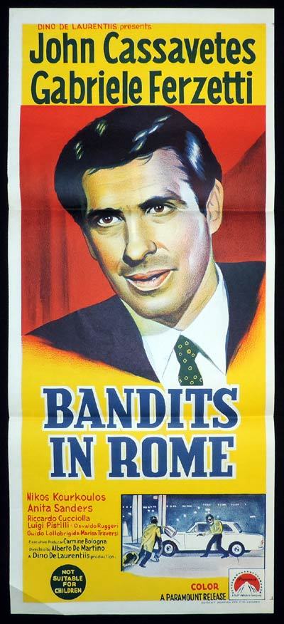 BANDITS IN ROME Daybill Movie poster John Cassavetes