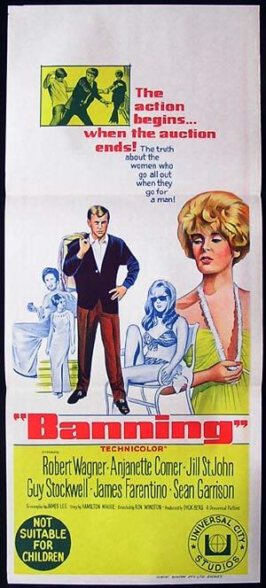 BANNING Daybill Movie poster Robert Wagner Jill St. John