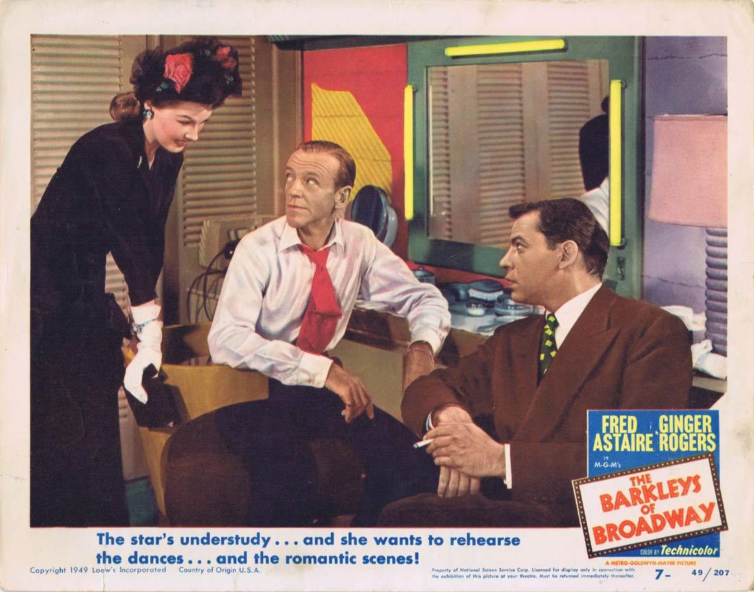 THE BARKLEYS OF BROADWAY Lobby Card 7 Fred Astaire Ginger Rogers