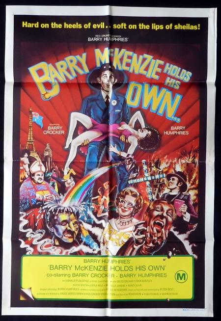 BARRY MCKENZIE HOLDS HIS OWN ’74 Dame Edna BARRY HUMPHRIES Daybill Movie poster