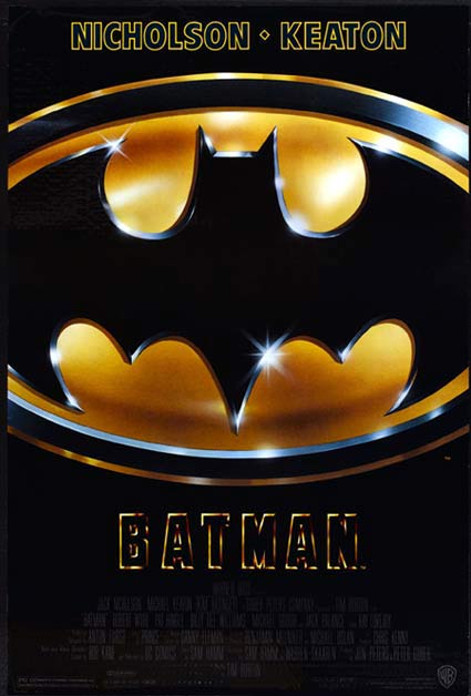 BATMAN Original US One sheet Movie Poster 1989 Michael Keaton