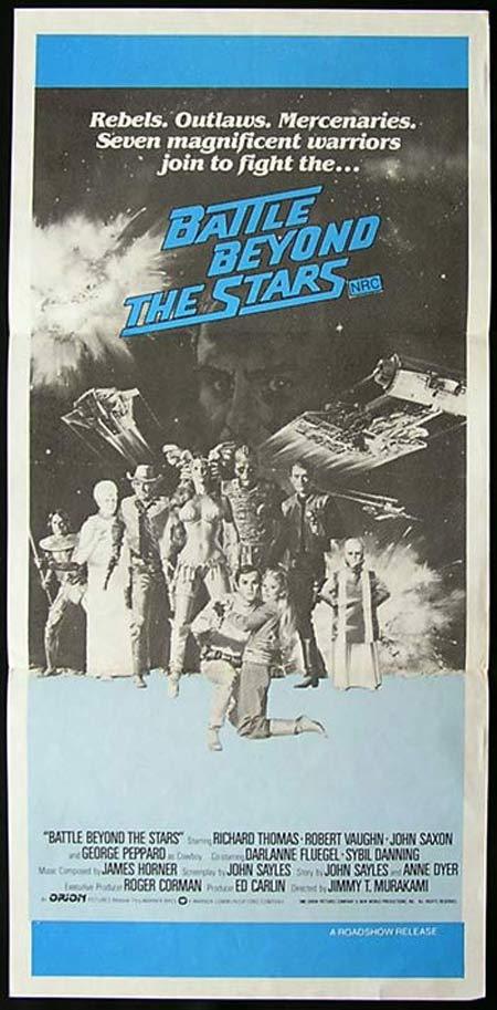 BATTLE BEYOND THE STARS Original Daybill Movie Poster  Roger Corman Sci Fi