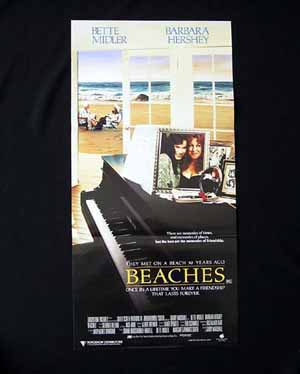 BEACHES Daybill Movie Poster BETTE MIDLER