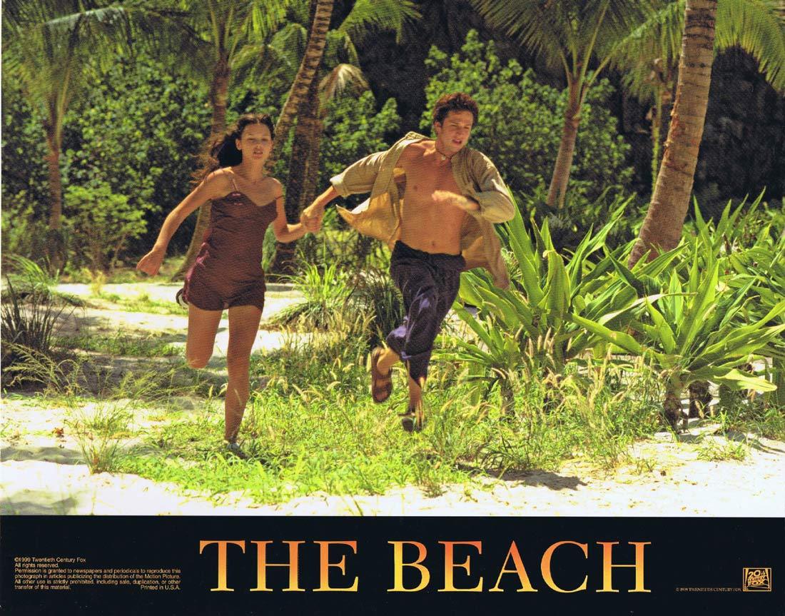 THE BEACH Original Lobby Card 1 Leonardo DiCaprio Danny Boyle
