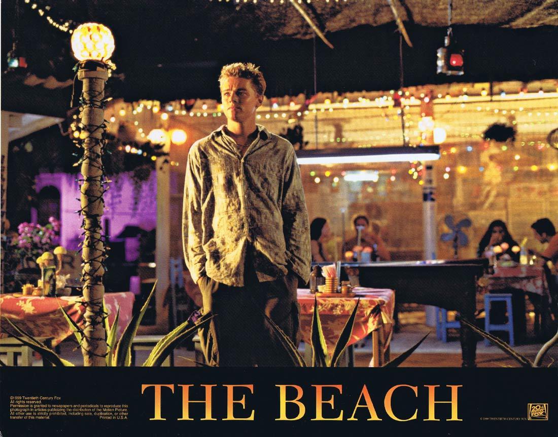 THE BEACH Original Lobby Card 4 Leonardo DiCaprio Danny Boyle
