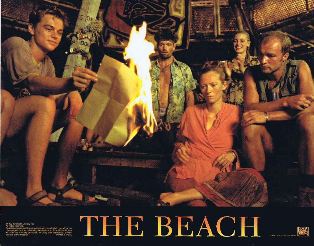 THE BEACH Original Lobby Card 6 Leonardo DiCaprio Danny Boyle