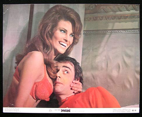 BEDAZZLED 1967 Raquel Welch in Red Bra! Rare Lobby card