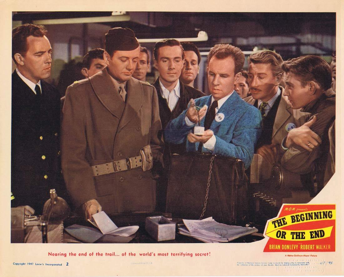 THE BEGINNING OF THE END Lobby Card 2 Brian Donlevy Hume Cronyn Robert Walker
