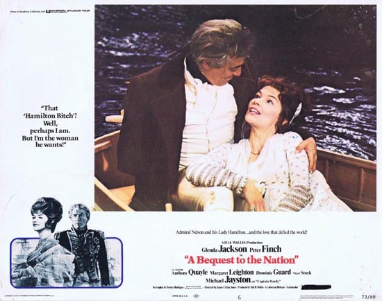 BEQUEST TO A NATION 1973 Peter Finch Glenda Jackson Lobby Card 6