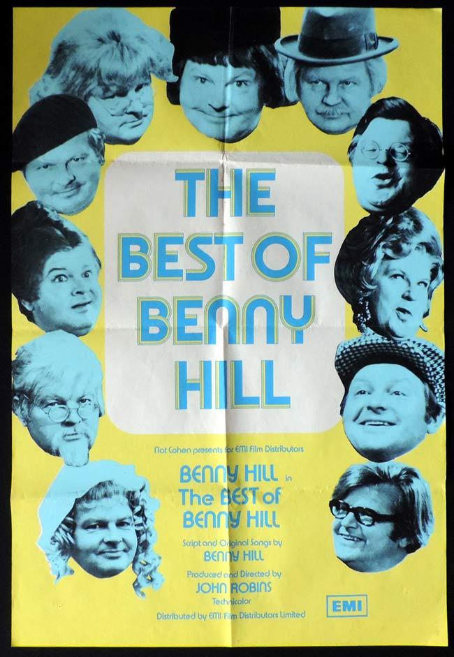 BEST OF BENNY HILL One Sheet Movie Poster Jules Dassin Peter Finch